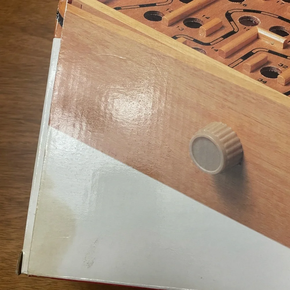 Solid Wood Labyrinth Game - Brown - Picture 6 of 7